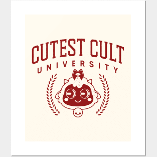 Cutest Cult University Crest Posters and Art